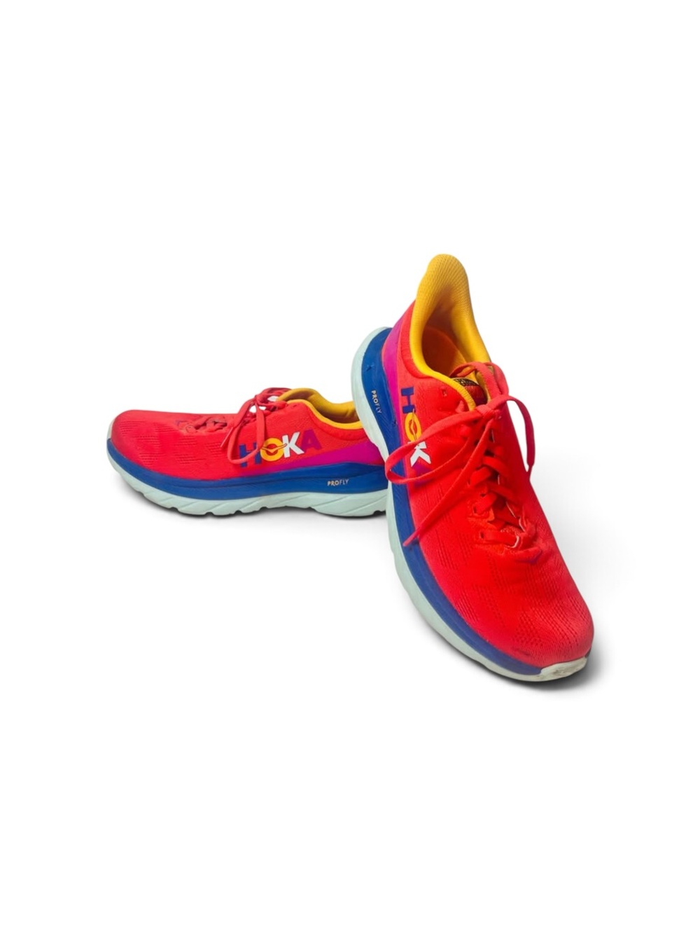 Hoka One One Mach 4 running shoes -women's size 7B ST/ART Pack" color